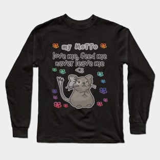 Degu Motto Long Sleeve T-Shirt